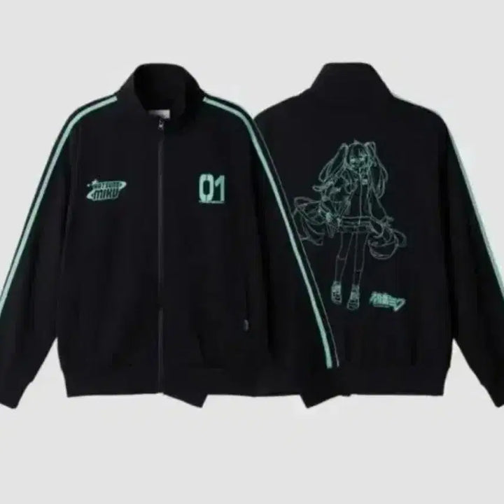 [BUNJANG] SPAO Hatsune Miku Track Jacket Size S / 스파오 미쿠 트랙자켓 S사이즈 신품