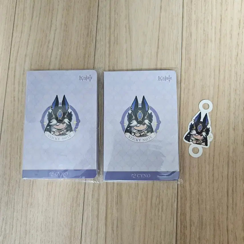 [BUNJANG] Genshin Impact Cyno Memo Pad + Straw Pick Bundle Set / 원신 메모지 굿즈 사이노 + 빨대픽