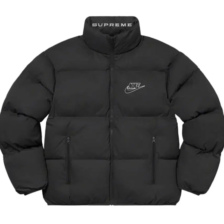 [BUNJANG] Supreme x Nike Reversible Puffy Jacket Black (21SS) / 슈프림 x 나이키 리버시블 퍼피 자켓 블랙 - 21SS