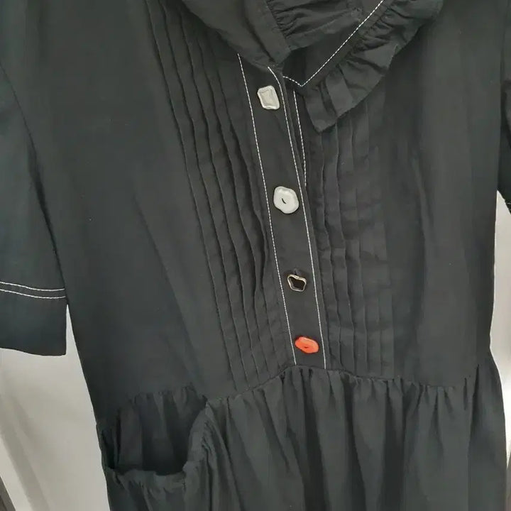 [BUNJANG] Lucky Chouette Black Dress / 럭키슈에뜨 원피스 블랙