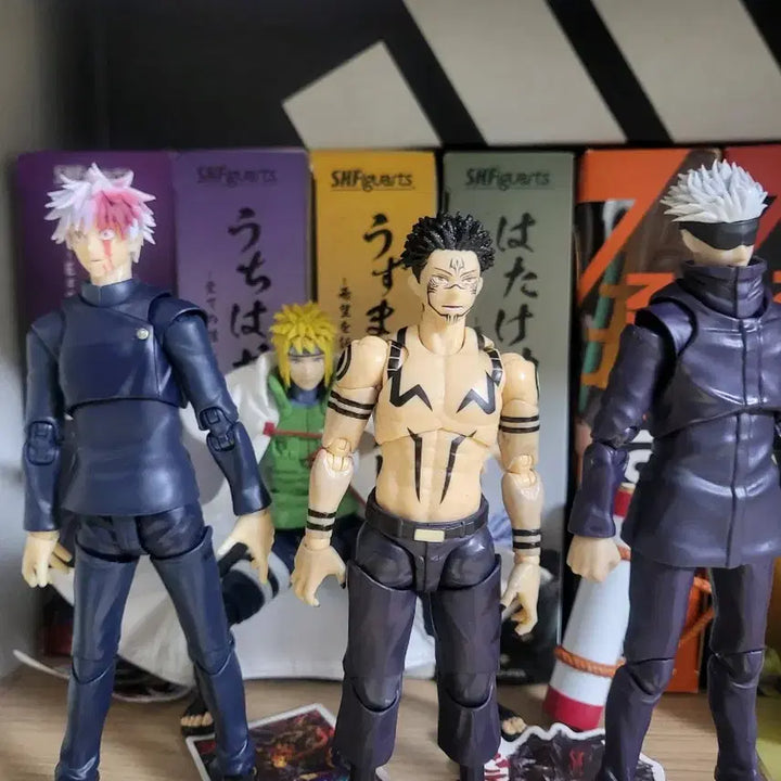 [BUNJANG] S.H.Figuarts Sukuna &amp; Gojo Figures (x2) with Custom Jujutsu Kaisen: Shibuya Incident Outfit / 스쿠나shf 고죠shf2개+신주쿠 결전 커스텀 옷