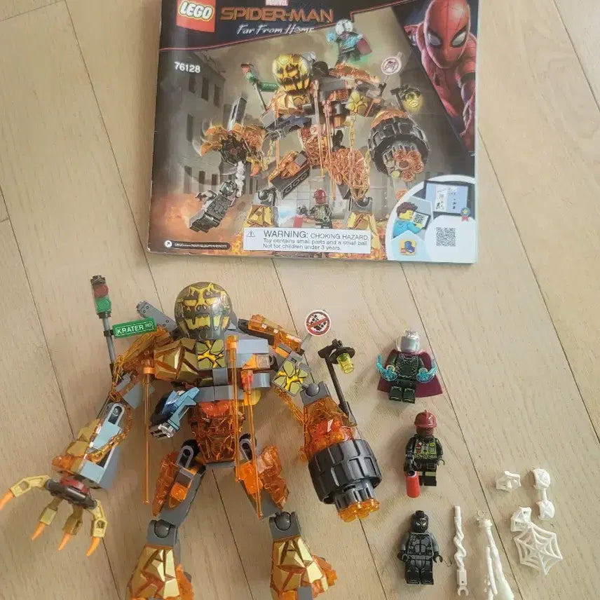[BUNJANG] LEGO 76128 Marvel Spider-Man Molten Man Battle / 레고 정품 76128 마블 스파이더맨 몰튼맨과의 대결