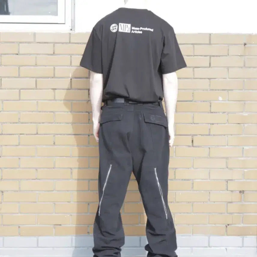 [BUNJANG] Plastic Product Zipper Pants M Black / 플라스틱프로덕트 지퍼 팬츠 M