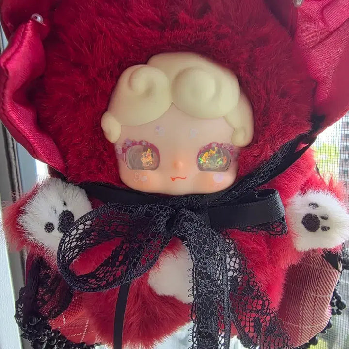 [BUNJANG] Dashiki Bamtoki V6 Figure - Red Fur &amp; Ribbon Detail / 대시크 밤토끼 V6