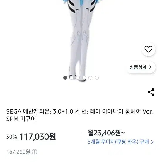 [BUNJANG] Rei Ayanami Long Hair Version SPM Figure / 아야나미레이 롱헤어버전 spm피규어