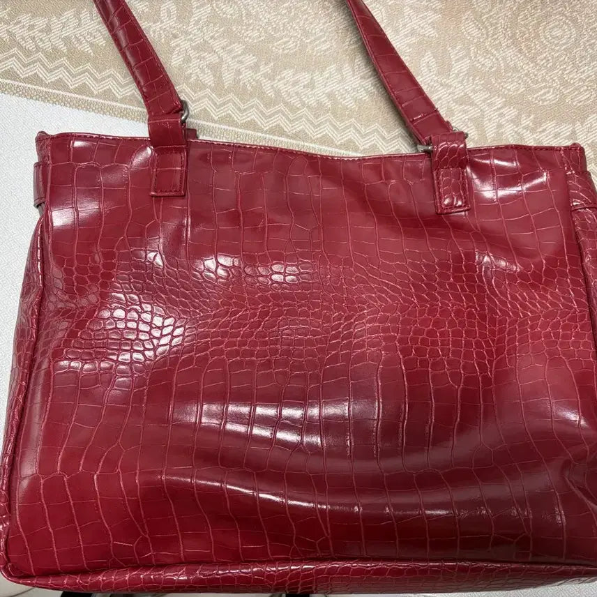 [BUNJANG] SM Large Ita Bag Red Wine / 급전 더이상 가격내림xx))) 에스엠라지 이타백 레드와인 a4