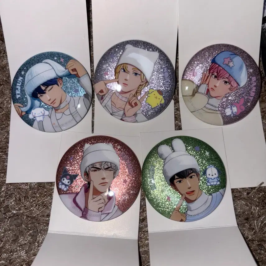 [BUNJANG] PLAVE Ppoo Pploo Can Badge Bundle Set / 플레이브 뿌우 플뿌 캔뱃지 일괄 드볼 예준노아밤비은호하민 단순 개봉
