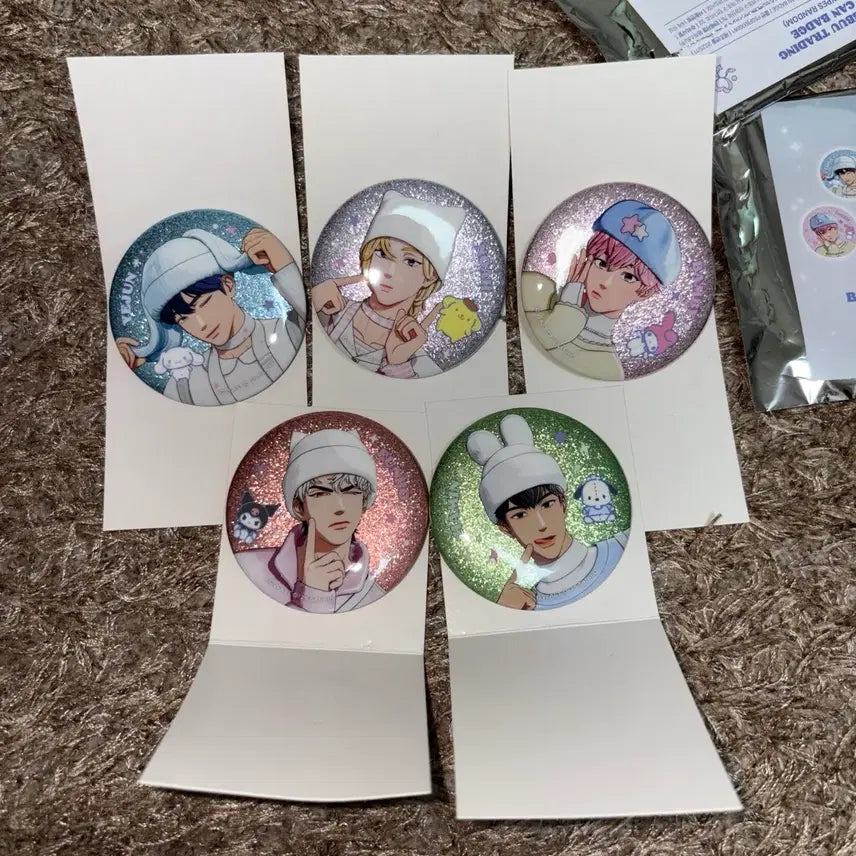 [BUNJANG] PLAVE Ppoo Pploo Can Badge Bundle Set / 플레이브 뿌우 플뿌 캔뱃지 일괄 드볼 예준노아밤비은호하민 단순 개봉