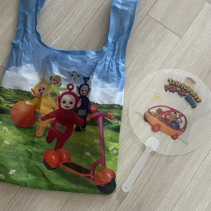 [BUNJANG] Teletubbies Shopping Bag Shoulder Bag / 택포| 경주 텔레토비 팝업 장바구니 숄더백 (++나눔포함)