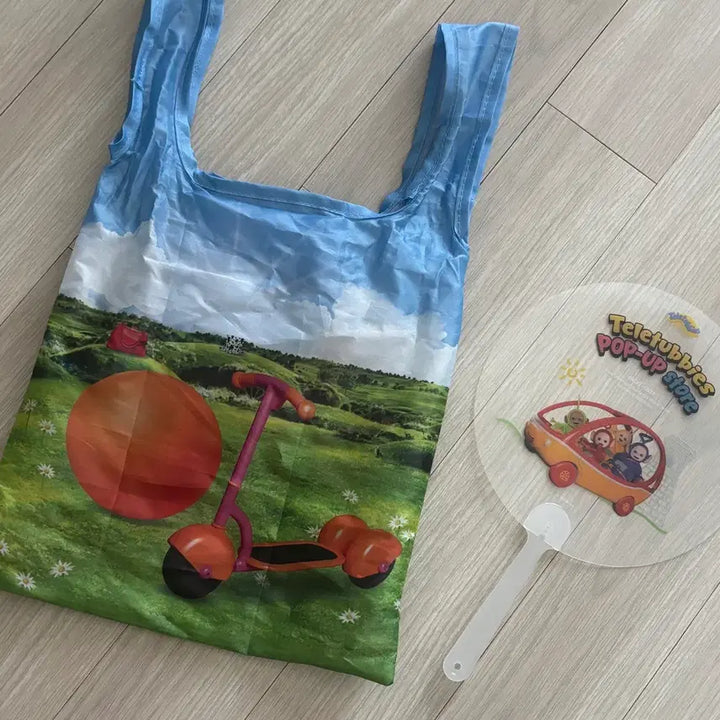 [BUNJANG] Teletubbies Shopping Bag Shoulder Bag / 택포| 경주 텔레토비 팝업 장바구니 숄더백 (++나눔포함)