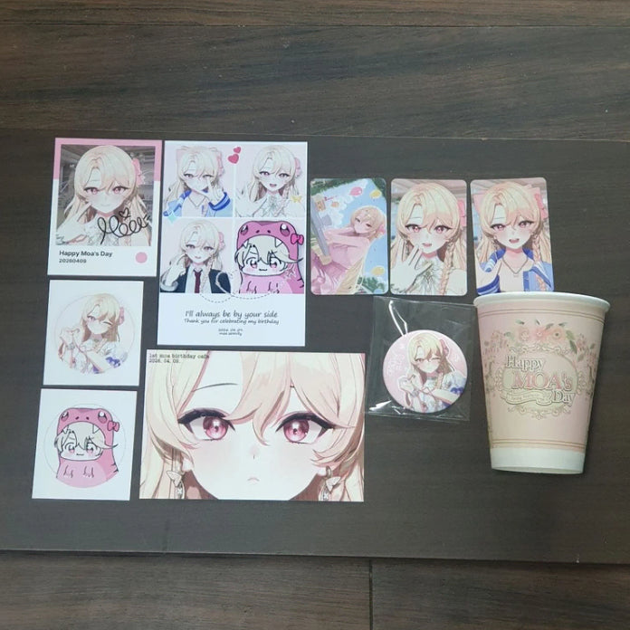 [BUNJANG] TWICE Nayeon 2026 Birthday Cafe Goods Bundle Set / [일괄 판매] 모아 2026 생일카페 굿즈 일괄 (미츄,버튜버, 버츄얼