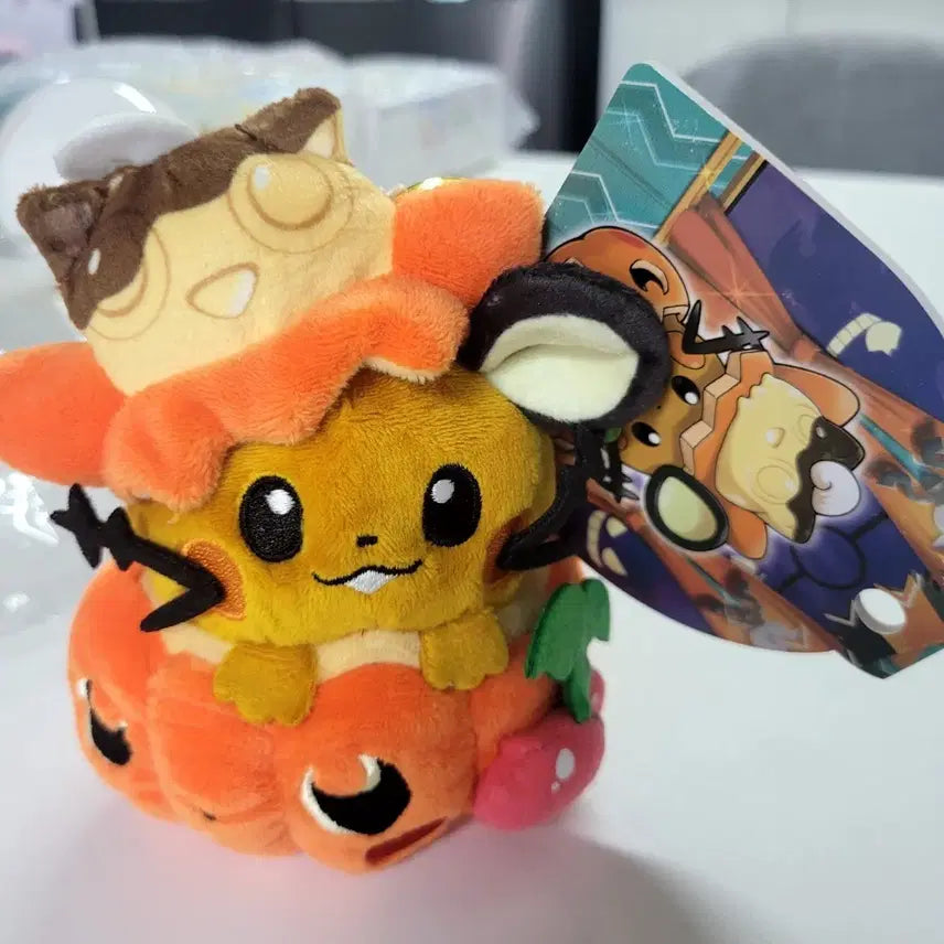 [BUNJANG] Pokemon Halloween Dedenne Mascot Limited Edition Plush / 포켓몬스터 할로윈 데덴네 마스코트 한정판 새상품