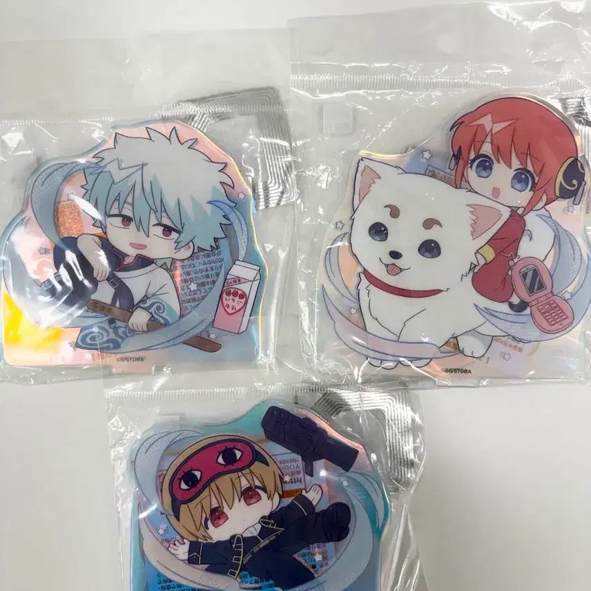 [BUNJANG] Gintama Pastel Pop Acrylic Standee Bundle Set Gintoki Kagura Sougo / (미개봉) 은혼 파스텔 팝 아크릴 긴토키 카구라 소고 일괄