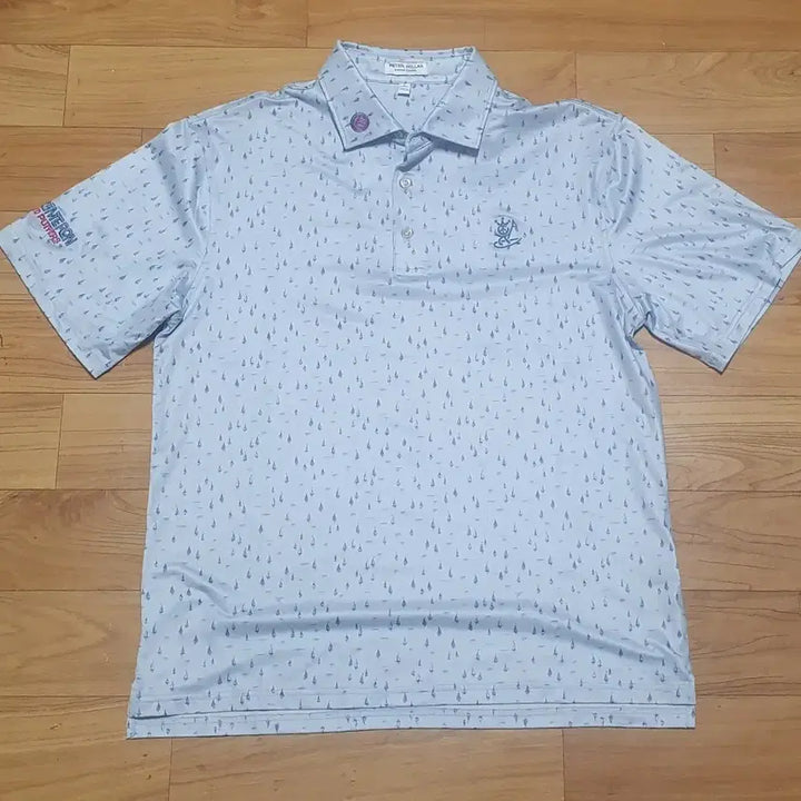 [SOLD OUT] 피터밀러 남성골프웨어 기능성스판 보트 패턴 골프 카라티 남자100  구제