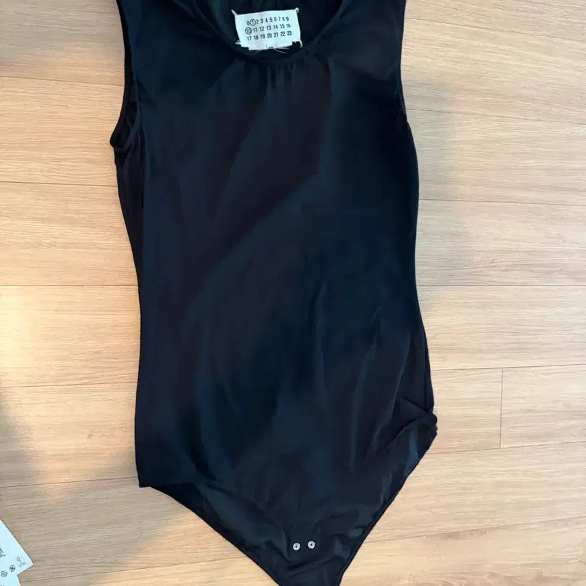 [BUNJANG] Maison Margiela Technical Jersey Bodysuit Top Black Size 38 / 메종 마르지엘라 바디수트탑