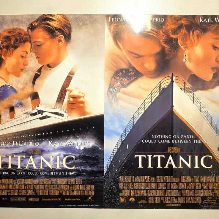 [BUNJANG] Titanic Leonardo DiCaprio Kate Winslet Movie Poster Set / 타이타닉 팜플렛 레오나르도 디카프리오 케이트 윈슬렛 포스터 Titanic