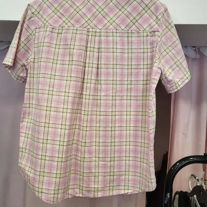 [SOLD OUT] 쌈지 체크 셔츠 핑크