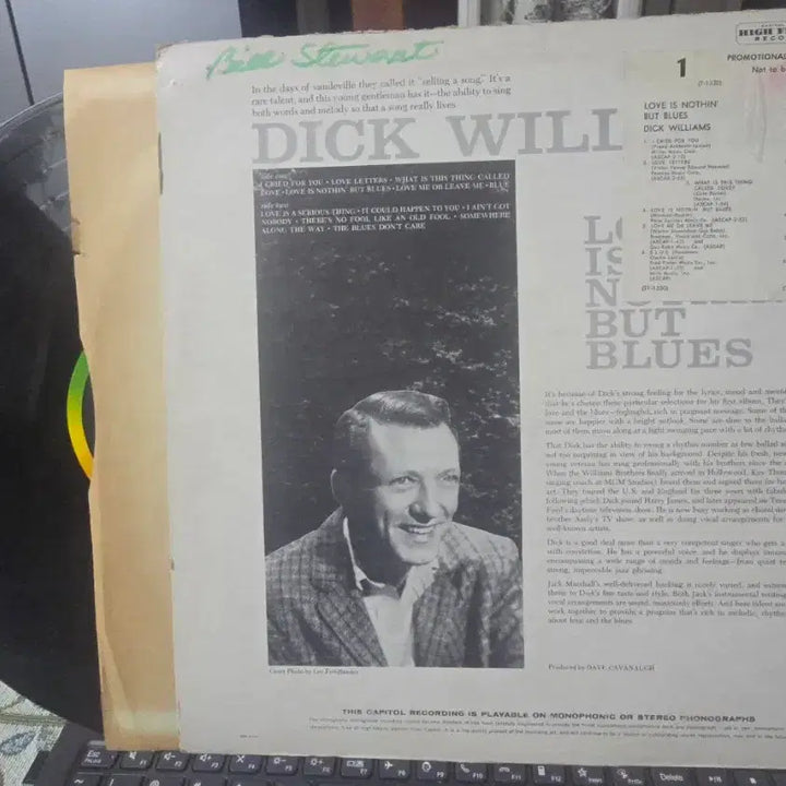 [SOLD OUT] Dick Williams_Love Is~But Blues_재즈LP USA