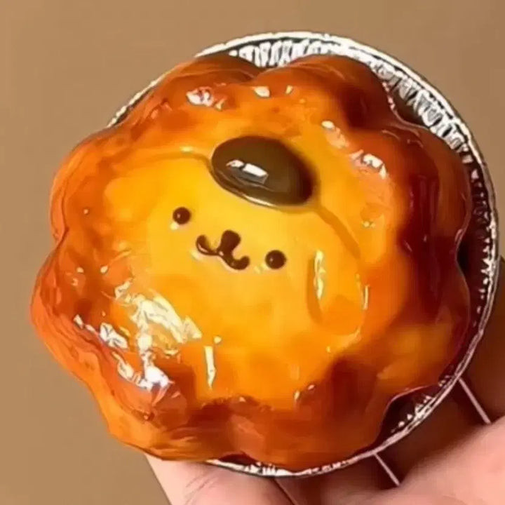 [BUNJANG] Pompompurin Handmade Squishy Egg Tart (Sealed) / (미개봉새상품, 바로배송) 수제말랑이 슬랑이 폼폼푸린 에그타르트