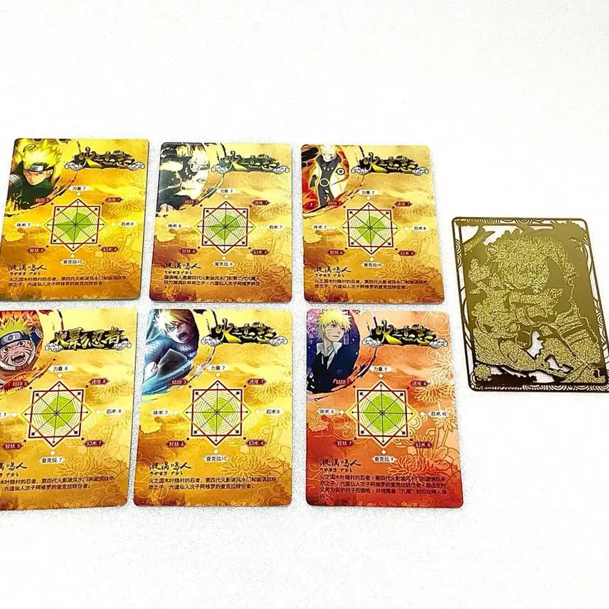 [BUNJANG] Naruto Rare Cards Bundle Set (7 cards) / 나루토 레어카드 총 7장 일괄