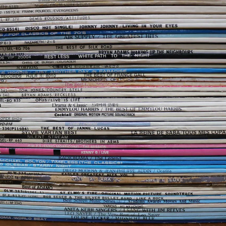 [BUNJANG] 97 Vinyl Records Bundle - Various Conditions / 팝lp 97매 일괄처분합니다. / 백화현상 있는 음반들