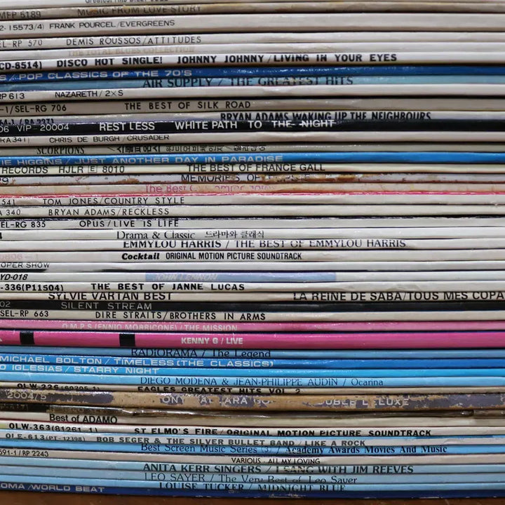 [BUNJANG] 97 Vinyl Records Bundle - Various Conditions / 팝lp 97매 일괄처분합니다. / 백화현상 있는 음반들