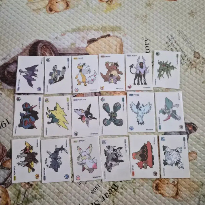[BUNJANG] Mega Pokemon Stickers Bundle Set (18 pcs) / 포켓몬띠부씰 메가포켓몬띠부씰18장을 일괄판매합니다