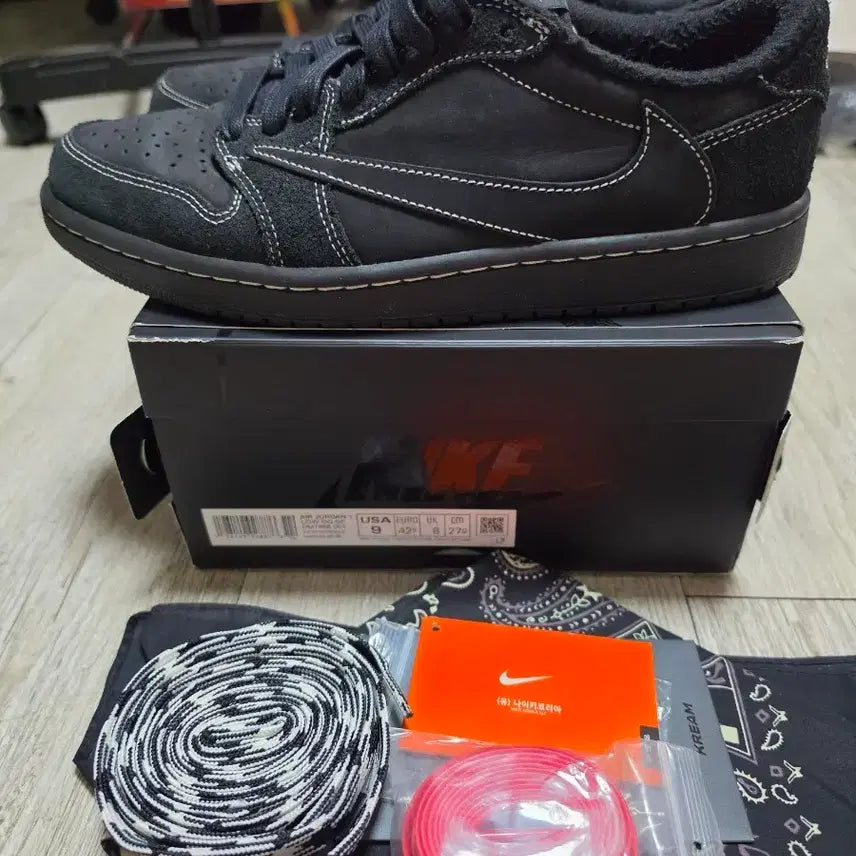 [BUNJANG] Air Jordan 1 Retro Low OG SP Travis Scott Black Phantom / 조던 1 x 트래비스 스캇 레트로 로우 OG SP 블랙 팬텀