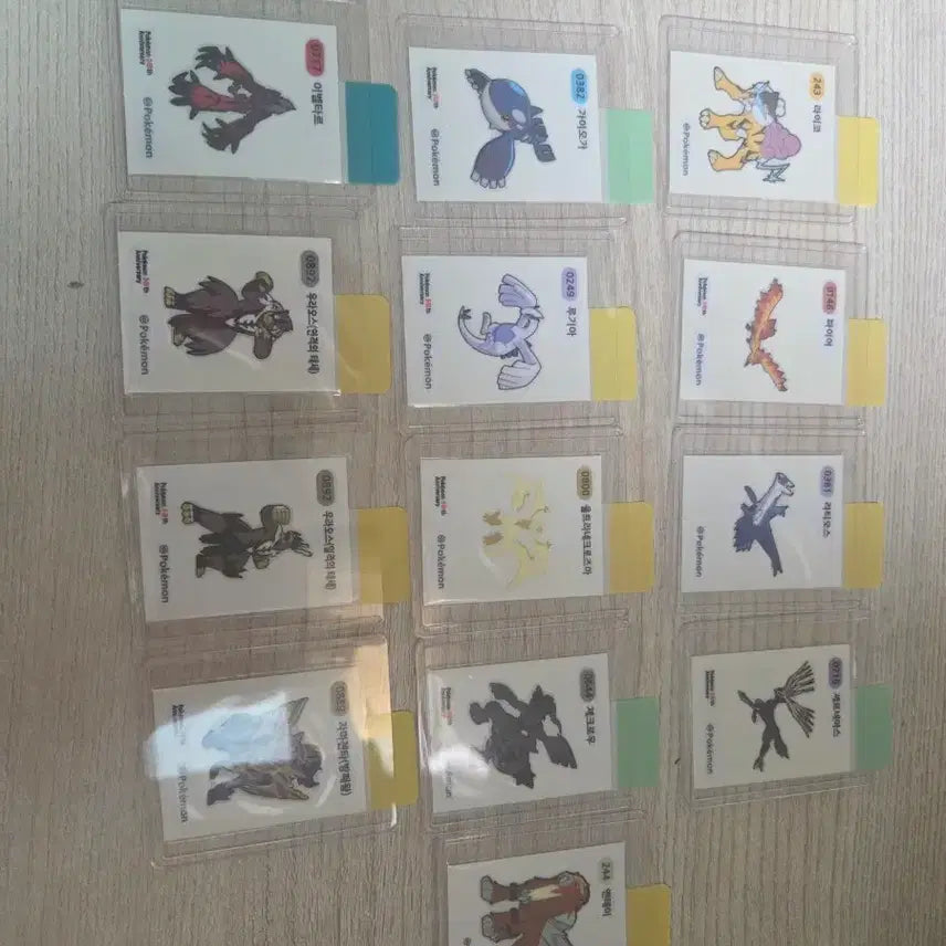 [BUNJANG] Pokemon Sticker Collection / 포켓몬 띠부실 전설