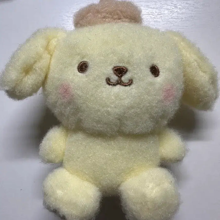 [BUNJANG] Sanrio Pompompurin Mascot Milky Boa / 산리오 폼폼푸린 마스코트 밀키보아