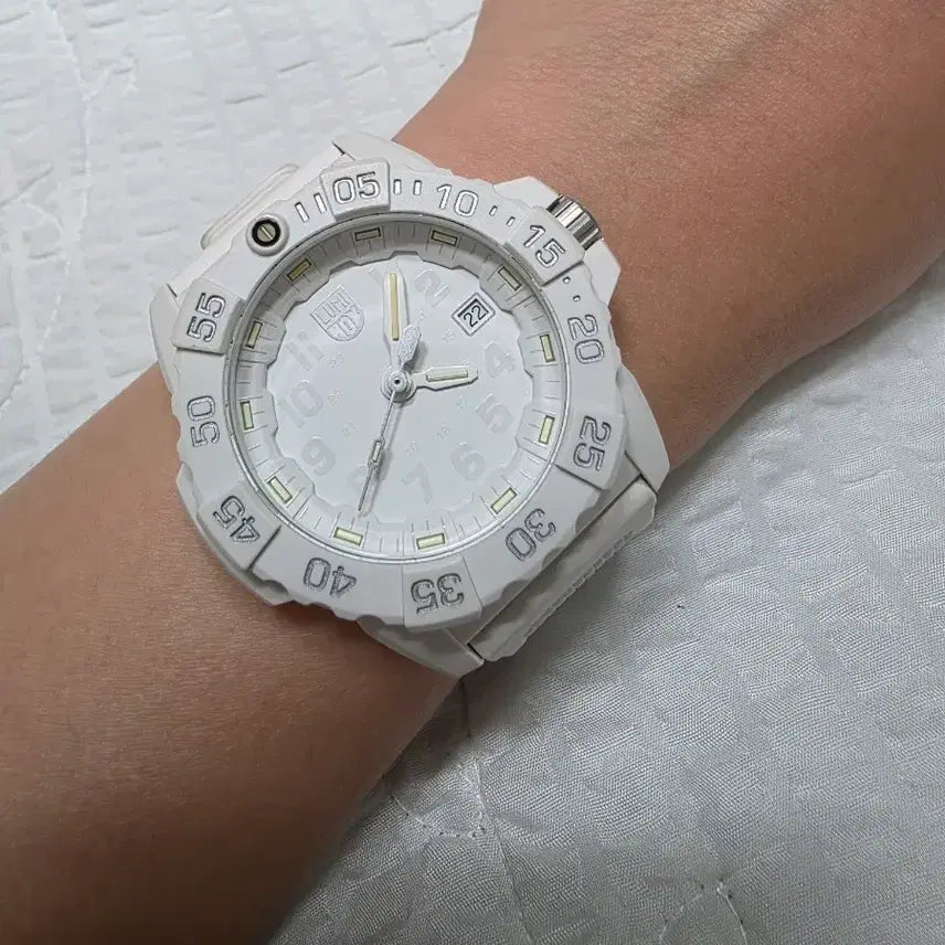 [BUNJANG] Luminox 3500 Series White Quartz Watch / 루미녹스 올제치 화이트 쿼츠 시계 LUMINOX watch