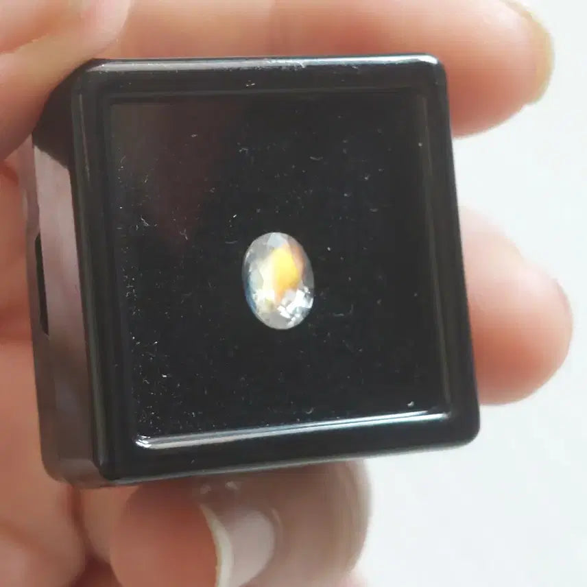 [BUNJANG] Rainbow Moonstone Oval Cut Pendant / 일주일뒤 글 삭제