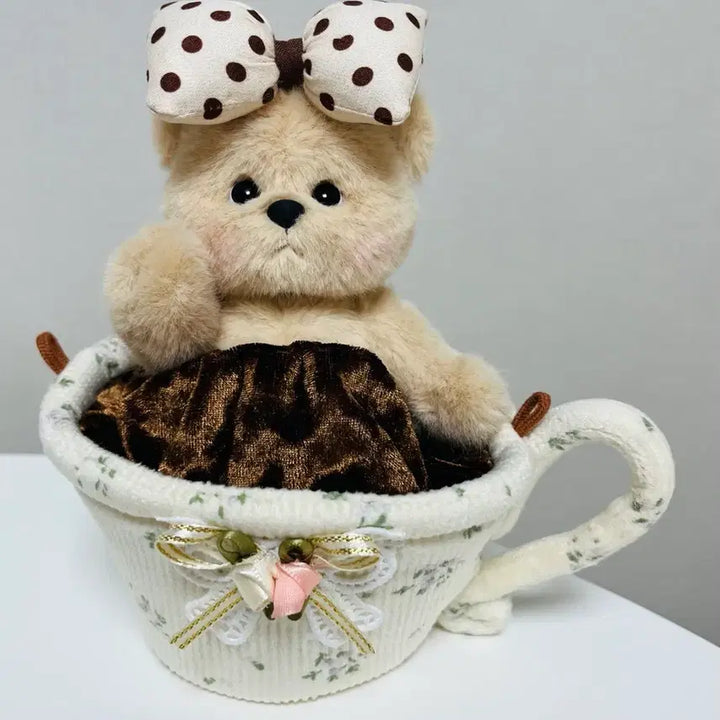 [BUNJANG] Teddy Tales Lena Bear Bakery Series XS Coffee Cup / 테디테일즈 레나베어 베이커리 시리즈 XS 커피컵 커피