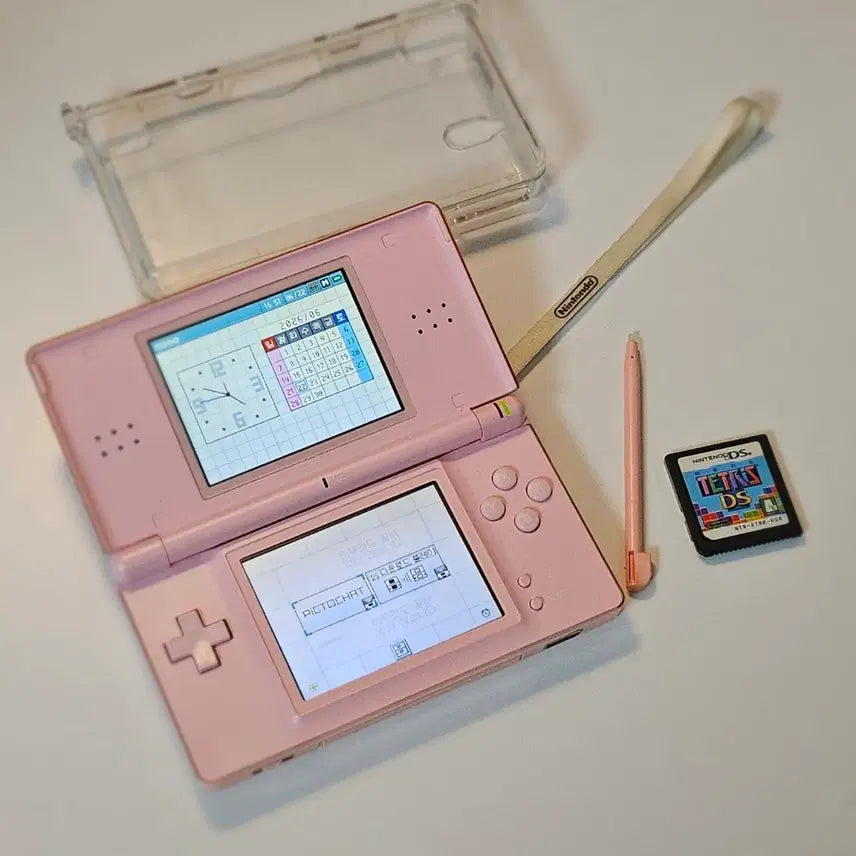 [SOLD OUT] 닌텐도 DS Lite 노블 핑크(정발+ 칩 + 펜 + 스트랩 + 케이스)