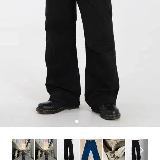 [SOLD OUT] 나름 카고팬츠 black m 새상품