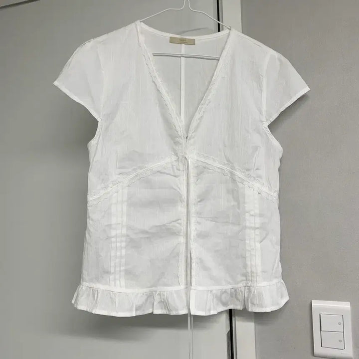 [BUNJANG] Hook Lace Summer Blouse / 후크 레이스 여름블라우스