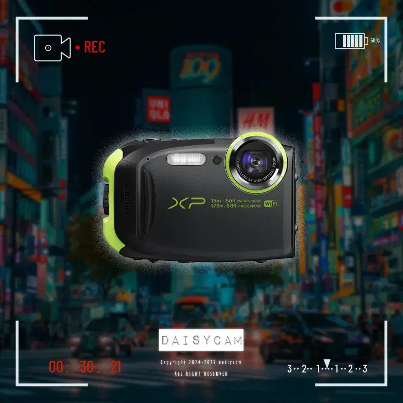 [SOLD OUT] 입문추천!) 후지필름 파인픽스 XP80 그린 그레이 빈티지 디카 카메라