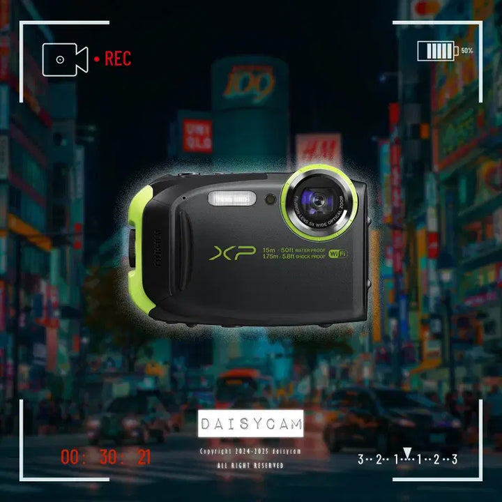 [SOLD OUT] 입문추천!) 후지필름 파인픽스 XP80 그린 그레이 빈티지 디카 카메라