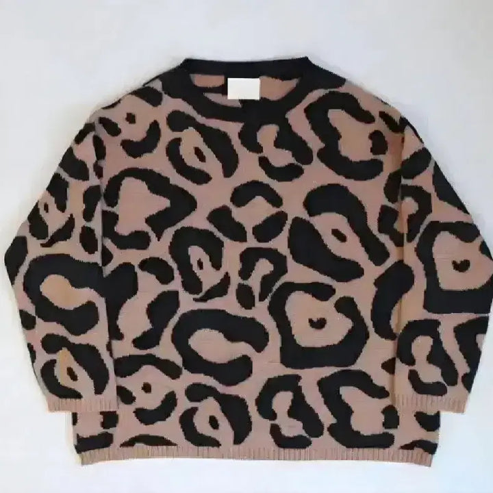 [BUNJANG] Neon Sign Leopard Knit / neon sign 레오파드 니트 스다마사키 스다 마사키 착용 네온사인