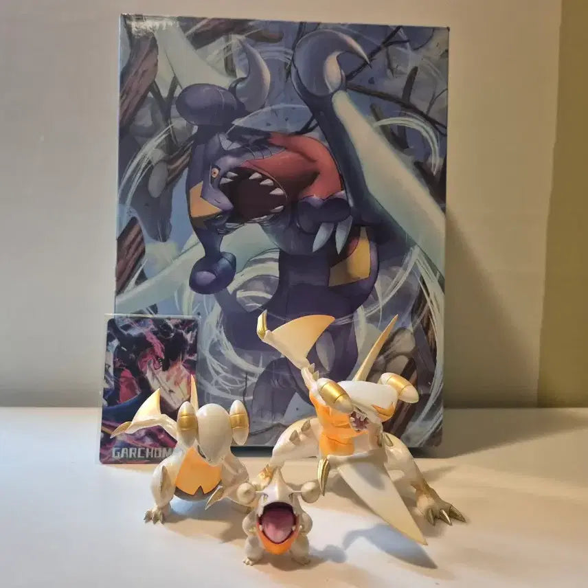[BUNJANG] Pokemon Scale World Garchomp Platinum Resin Figure / 포켓몬 스케일월드) MN 한카리아스 백금 레진 피규어 판매