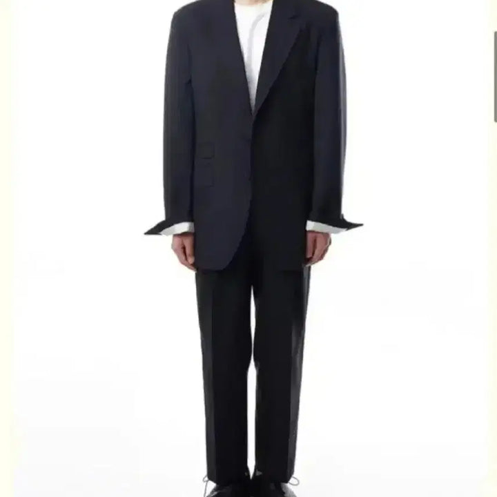[BUNJANG] Years Ago Tech Wool Setup Dark Navy Top M, Bottoms L Suit / 이얼즈어고 테크 울 셋업 다크 네이비 상의 M,하의 L 정장 수트 얼저고