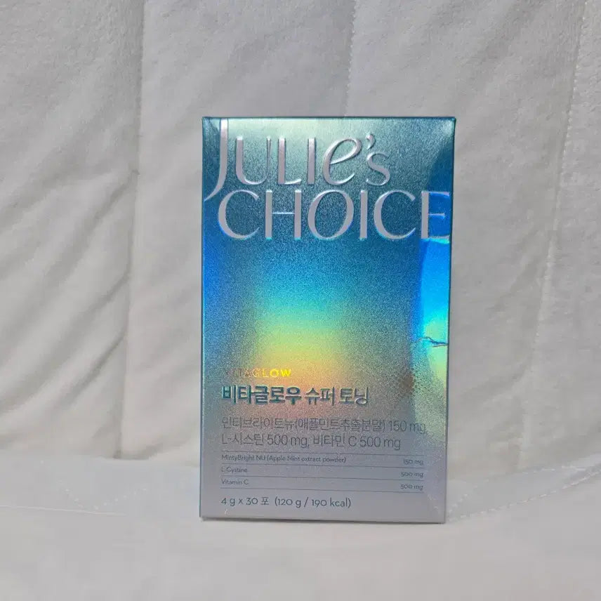 [BUNJANG] Julies Choice Vita Glow Super Toning 30 Pack (Sealed) / 미개봉) 줄리스초이스 비타글로우 슈퍼토닝 30포