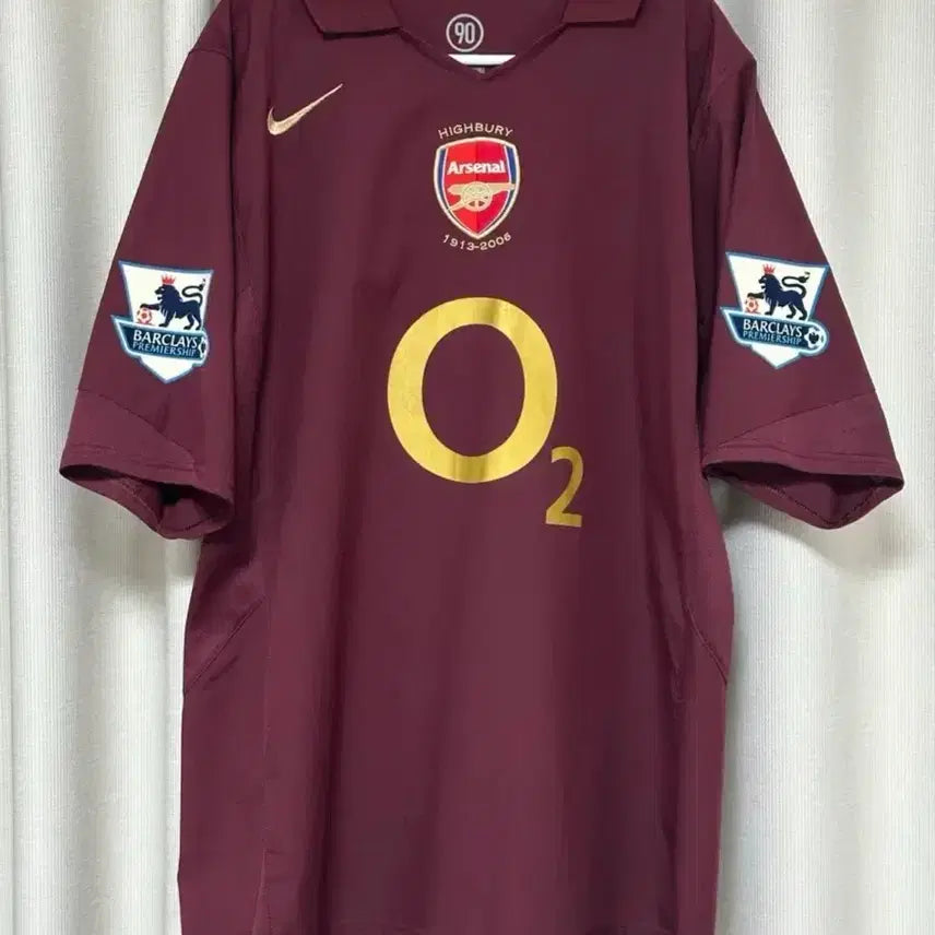 [BUNJANG] Arsenal 2005-2006 Season Jersey (O2) / 아스날 2005-2006 시즌 유니폼 (O2)