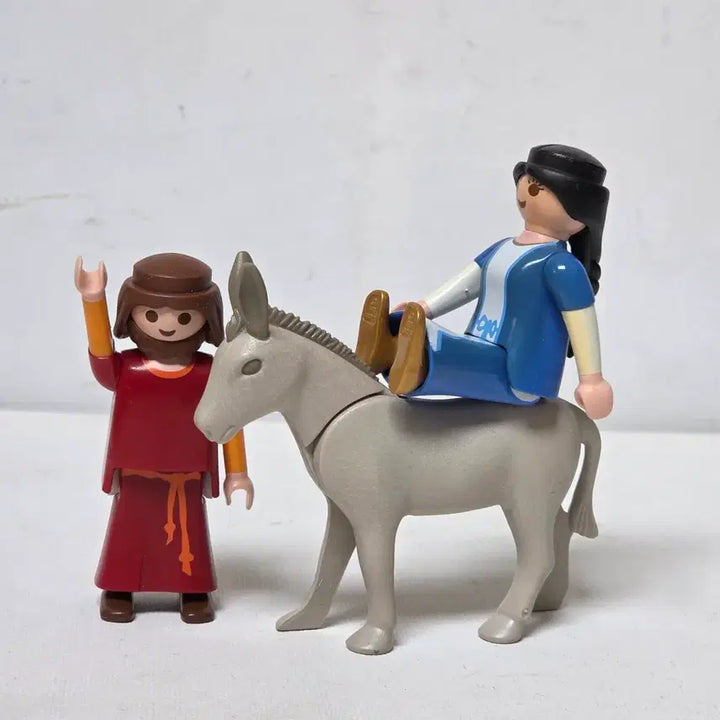 [BUNJANG] Playmobil "Flight into Egypt" Saint Mary Figurine / 1993 이집트로의 피신 영플레이모빌 가톨릭 천주교 피규어 성모마리아