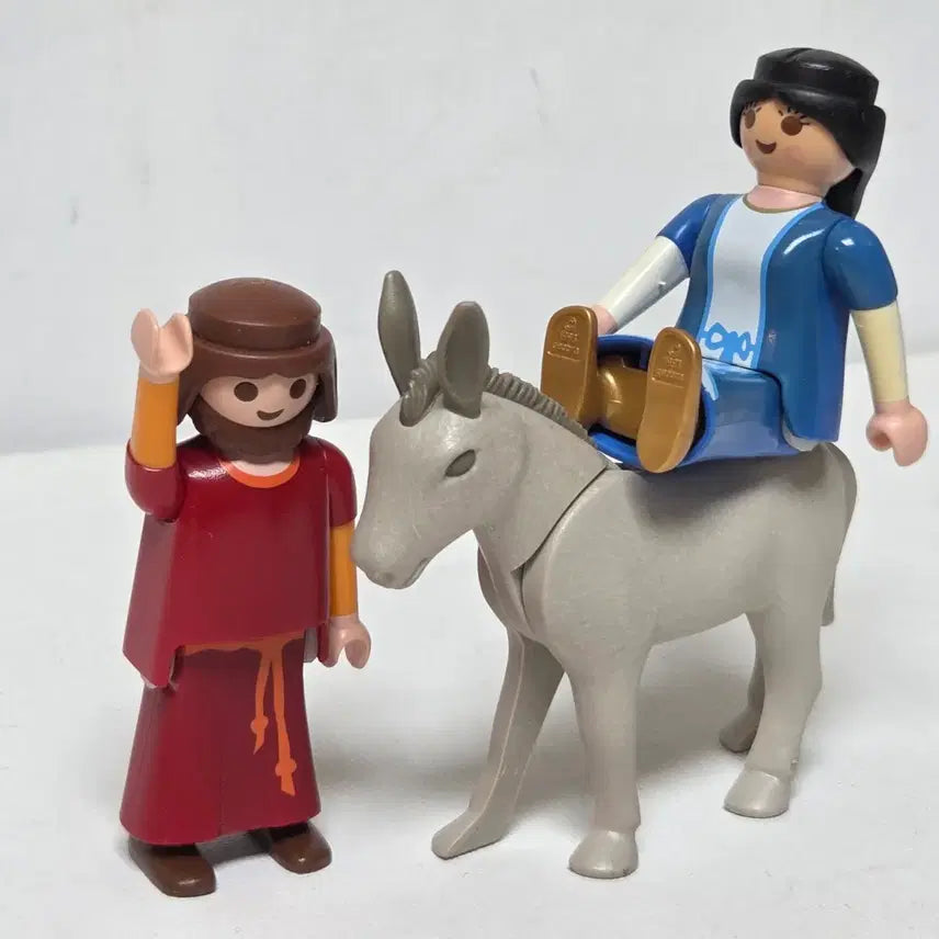 [BUNJANG] Playmobil "Flight into Egypt" Saint Mary Figurine / 1993 이집트로의 피신 영플레이모빌 가톨릭 천주교 피규어 성모마리아