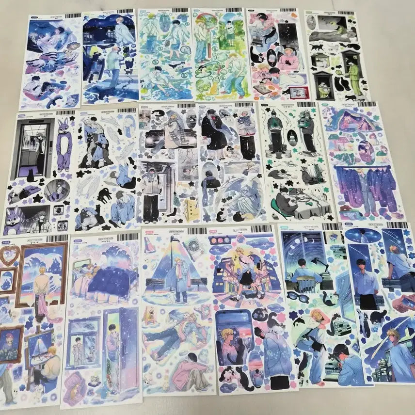 [BUNJANG] SikSik In The House Sticker &amp; Mod paper Bundle Set / 식식인더하우스 스티커 모조지 일괄