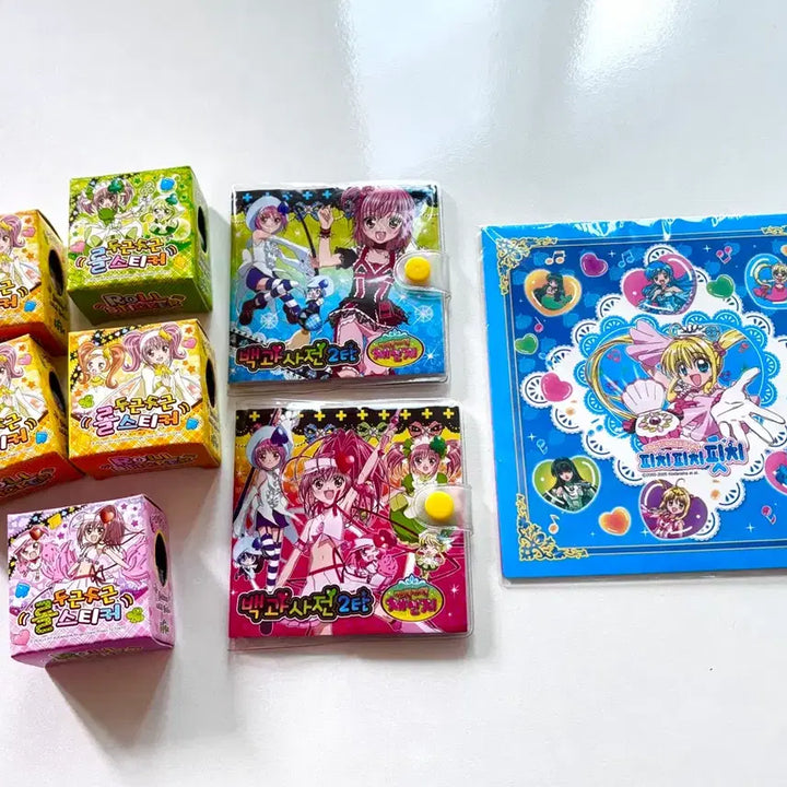 [BUNJANG] Shugo Chara! Encyclopedia Vol. 2 + Mermaid Melody Pichi Pichi Pitch Origami Set / 고전) 캐릭캐릭체인지 백과사전 2탄 + 피치피치핏치 색종이 등