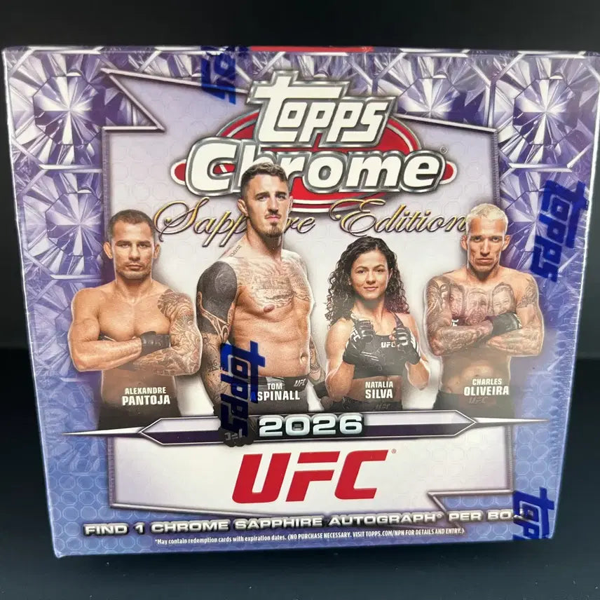 [BUNJANG] 2026 Topps Chrome UFC Sapphire Hobby Box / 2026 Topps Chrome UFC Sapphire 하비 박스