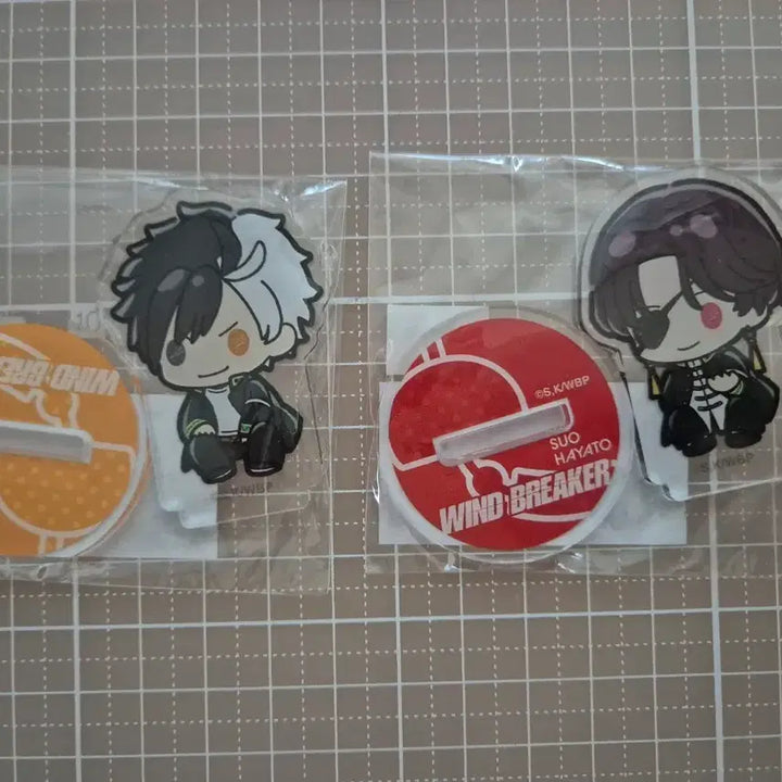 [BUNJANG] Wind Breaker Petit Kyun Puchi Kyun Mini Acrylic Stand Sakura Suo Bundle Set / (일괄) 윈드브레이커 쁘띠큥 푸치큥 미니 아크릴 스탠드 사쿠라 스오