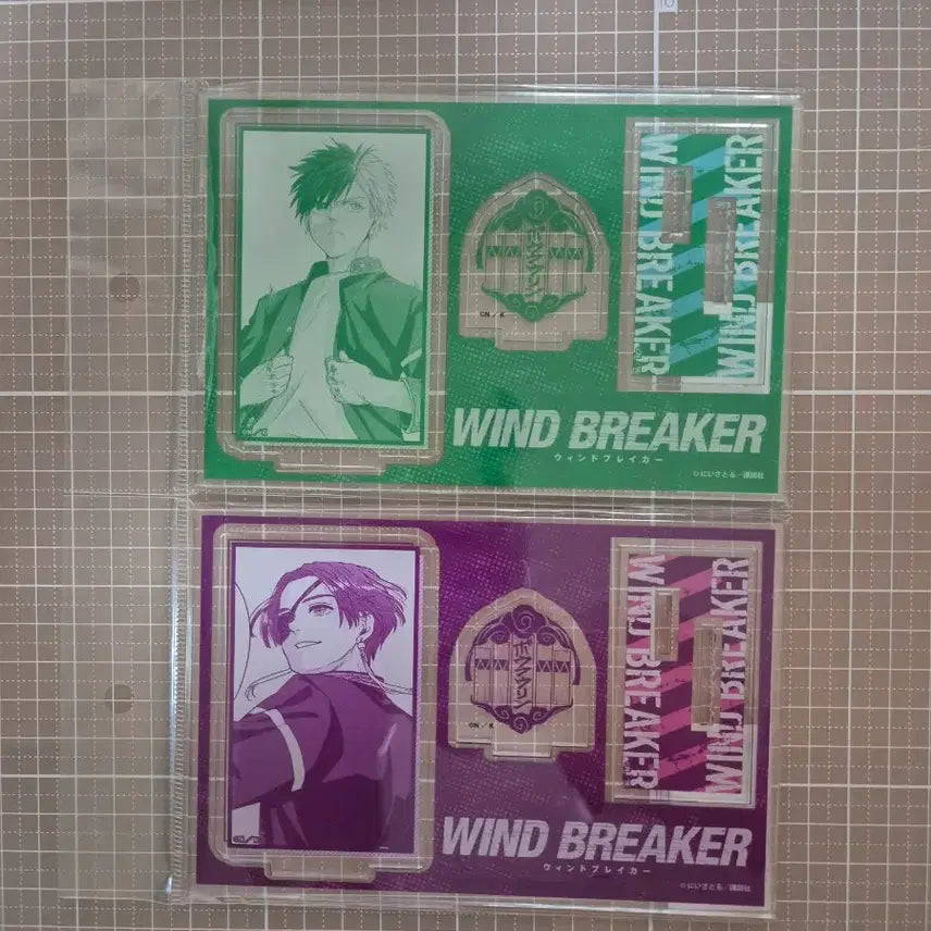 [BUNJANG] Wind Breaker Sakura Suo Acrylic Stand (Bundle Set) / (일괄) 윈드브레이커 사쿠라 스오 아크릴스탠드